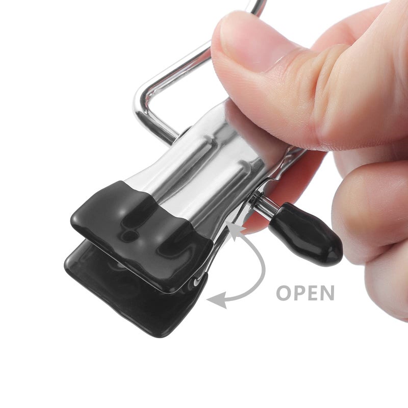 Frezon 30 Pack Boot Hanger Legging Organizer for Closet, Boot Holder, Hanging Clips, Portable Multifunctional Hangers Single Clip Space Saving for Jeans, Hats, Tall Boots, Towels(Black) - Image 3